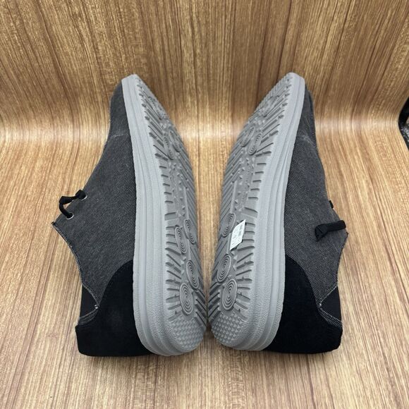 Skechers Melson Raymon Slip-in Foam Men's Black Grey Loafer Sneaker Size 15 New - Picture 9 of 9